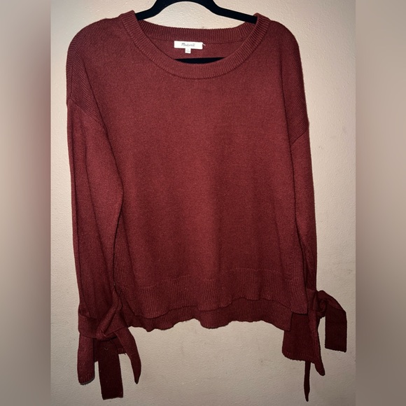 Madewell Tie-cuff Pullover Sweater - Picture 4 of 9